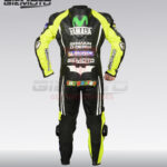 VR46 valentino rossi motorbike racing ce armoured leather perforated suit back