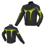 Motorbike Motorcycle Summer Perforated CE Armoured Textile Jacket (3)