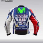 Jorge Lorenzo 2016 Motorbike Racing CE Armoured Leather Jacket back