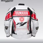 Yamaha R1 MotoGp Motorbike Motorcycle Armoured Racing Leather Jacket back