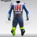 Fiat yamaha motorbike motorcycle racing leather armoured suit