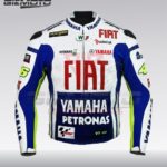 Fiat yamaha motorbike motorcycle racing leather protective jacket