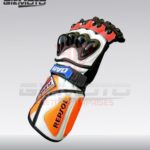 Honda Repsol motorbike motorcycle racing leather gloves