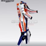 Marc Marquez 2018 Motorbike Motorcycle Racing CE Armoured Leather Suit Right Side