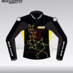 Andrea iannone dot pattern 2017 motorbike racing armoured leather jacket