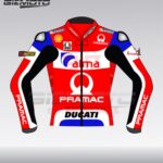 Jack Miller Ducati Alma Paramac MotoGp 2018 Motorbike Racing Leather Jacket