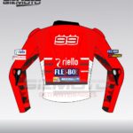 Jorge Lorenzo Ducati Flexbox Motogp 2018 Motorbike Racing Leather Jacket Back