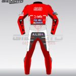 Jorge Lorenzo Ducati Flexbox Motogp 2018 Motorbike Racing Leather Suit Back