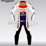 Marc Marquez 2018 MotoGp Motorbike Racing Leather Suit Back