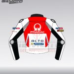 danilo petruci paramac ducati 2016 motorbike racing leather jacket back