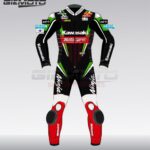 jonathan rea kawasaki ninja 2016 racing protective armoured perforated leather suit
