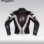 mv agusta black 2016 motorbike motorcycle racing leather jacket back