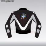 mv agusta black 2016 motorbike motorcycle racing leather jacket back type