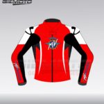 mv agusta red motorbike 2016 motorcycle racing leather jacket model 2
